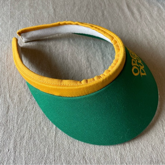 Vintage Oregon Ducks Visor Hat Classic Sportswear Made in USA Excel Condition - Picture 3 of 15